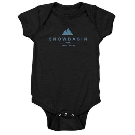 Snowbasin Ski Resort Utah Baby Bodysuit by Kyandii | Utah baby, Baby bodysuit design, Baby bodysuit