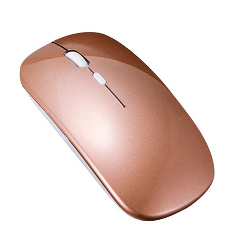 Newest Rose Gold Thin Computer Laptop Mouse Wireless With Usb Receiver