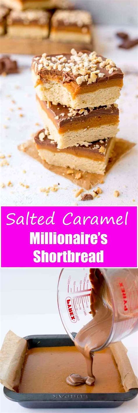 Salted Caramel Millionaires Shortbread How To Roast Hazelnuts Snack