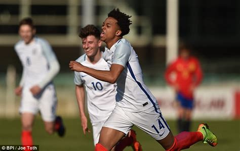 And england ride their luck again! England U19 3-0 Spain U19 | Daily Mail Online