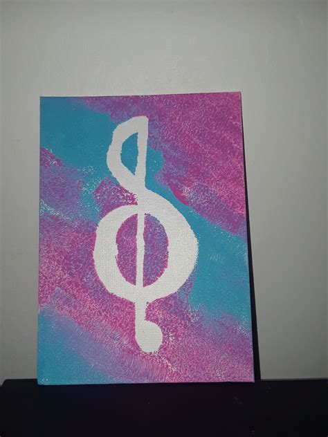 Music Note Painting Etsy