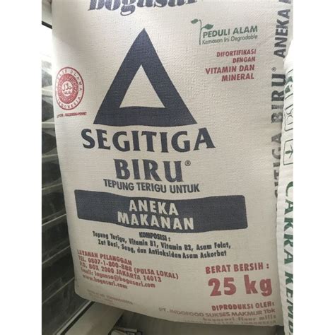 Jual Tepung Segitiga Biru 25 Kg Shopee Indonesia