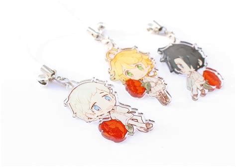 Norman Emma Ray Promised Neverland Double Sided Anime Etsy