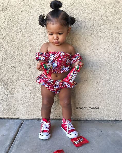 Follow Shesoboujie Right Now For Poppin Pins ️ Black Baby Girls Cute