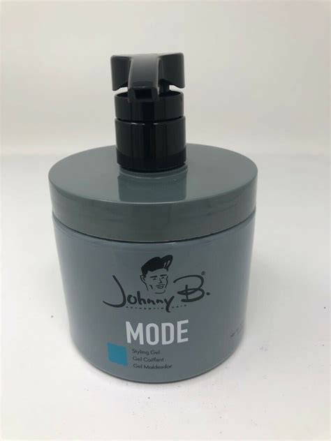 This styling gel is serious stuff. Johnny B Mode Styling hair Gel 16 oz With Pump ALCOHOL ...