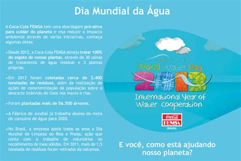 A data foi instituída pela organização das nações unidas (onu) em 21 de fevereiro de 1993. SOCIAIS CULTURAIS, GASTRONOMIA E ETC: 17/03/13 - 24/03/13