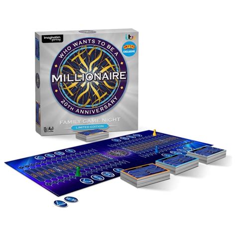 Who Wants To Be A Millionaire 20th Anniversary Board Game Millionaire