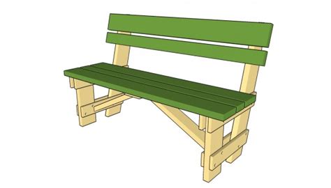 Quick and easy diy project for a garden bench. Garden Bench Plans Free | MyOutdoorPlans | Free ...