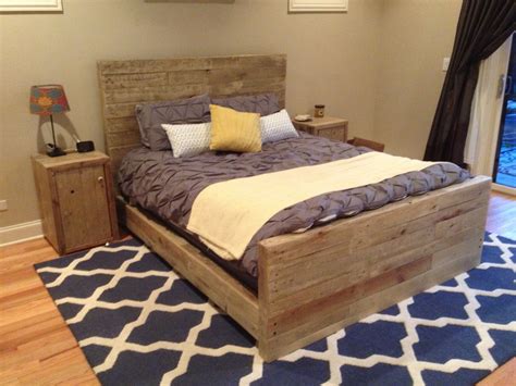 A queen bed frame is the most important part of your bedroom. Weathered oak bed frame Queen size