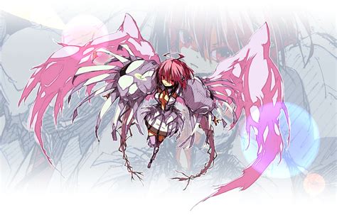 Hình Nền Sora No Otoshimono Anime Cô Gái Ikaros 1562x1000