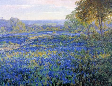 Fields Of Bluebonnets Painting Julian Onderdonk Oil Paintings