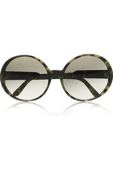 Stella Mccartney Oversized Round Frame Acetate Sunglasses Net A Portercom