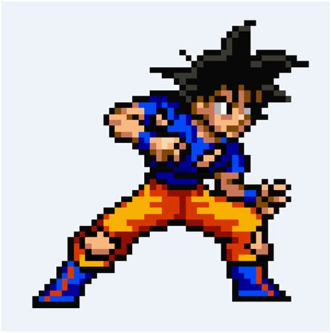 #goku #my art #ssjb #photoshop drawing #look!the all new db sprite style finally introduced! Need Feedback! - page 1 - Graphic Design - DBORevelations Forums