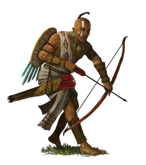Artstation Aztec Archer Samuel Allan Aztec Warrior Tribal Warrior