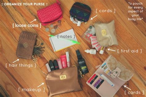 How To Organize Your Purse And Keep It That Way Stylecaster