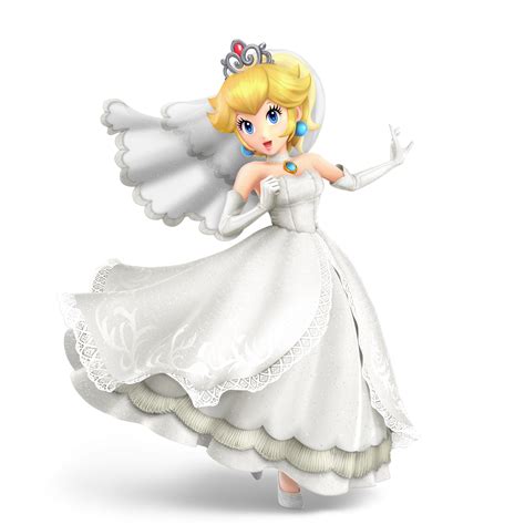 Princess Peach Wedding Dress Mario Odyssey Bride Princess Peach By