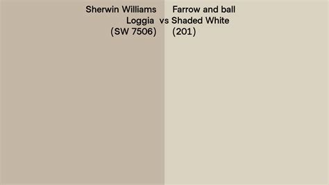 Sherwin Williams Loggia Sw Vs Farrow And Ball Shaded White