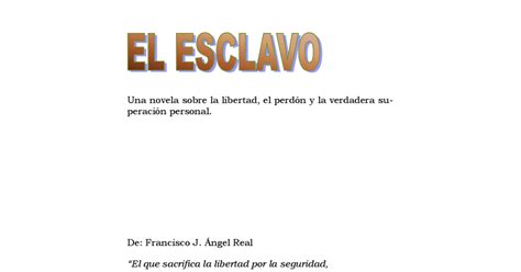 Check spelling or type a new query. Libro El Esclavo Pdf Gratis Completo : El Esclavo By Anand ...