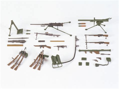 Us Infantry Weapons Set Kit Ca221 Tamiya 35121