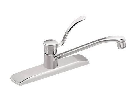 And actually, there are high quality $100 kitchen and bathroom faucets that could serve you for years without wearing out or. MOEN 7300 Chrome one-handle low arc kitchen faucet ...