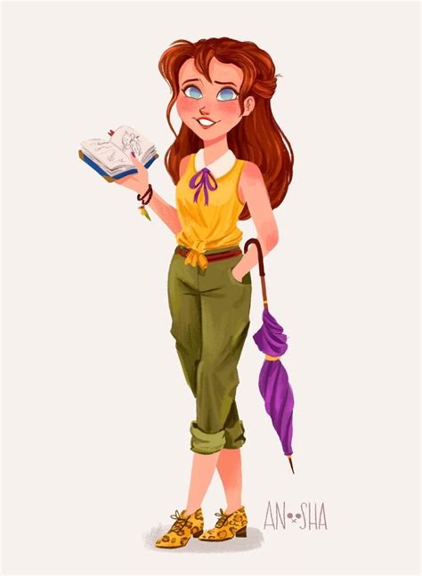 this artist reimagines disney princesses as modern day girls that we can relate to and they