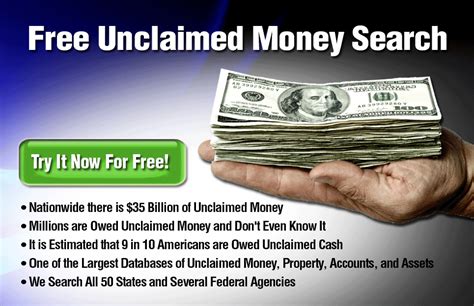 Maybe you would like to learn more about one of these? Free Search Unclaimed Money/Property/Funds/Cash Government Database