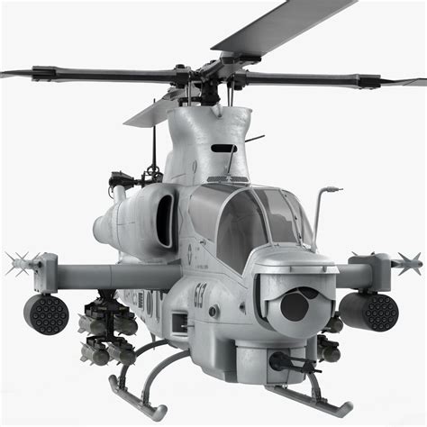 Attack Helicopter Bell Ah 1z Viper 3d Model 179 C4d Max 3ds Obj