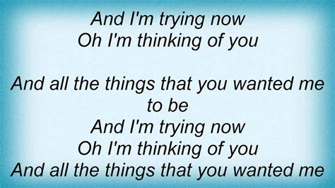Lenny Kravitz Thinking Of You Lyrics Youtube