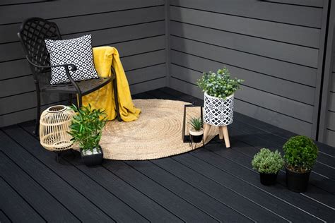 Charcoal Black Composite Decking Neotimber® Composite Decking