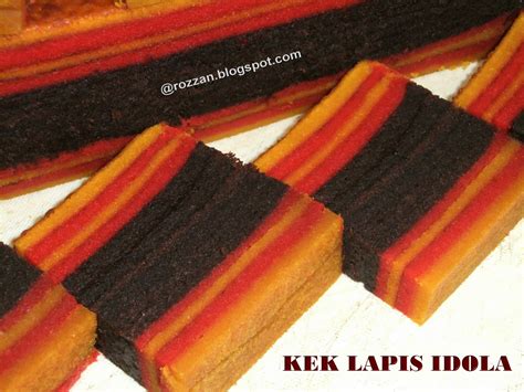 Kek lapis sarawak (sarawak layer cake). WELCOME TO RSR: KEK LAPIS IDOLA