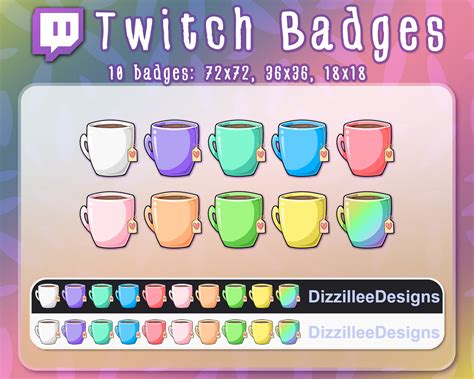 Twitch Badges Seashells Art Collectibles Digital Mindtek It