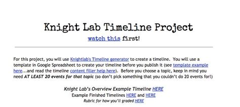 Timelinejs Embed Timeline Project Create A Timeline Timeline Generator