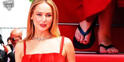 Why Did Jennifer Lawrence Decide To Rock A Flip Flop For Her Cannes Red