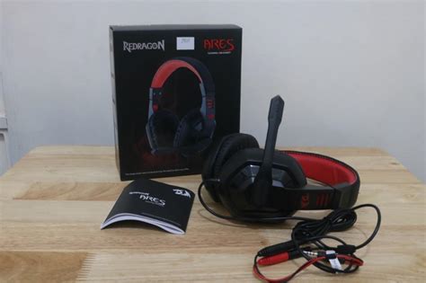 Redragon H120 Ares Gaming Headset Wired Over Ear Pc Gaming Headphones