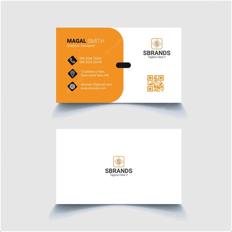 Premium Vector Business Card Design Template