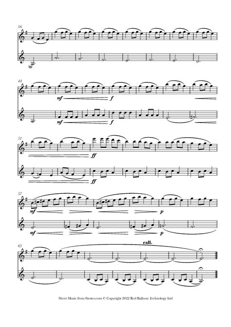 Carol Of The Bells Sheet Music For Clarinet French Horn Duet