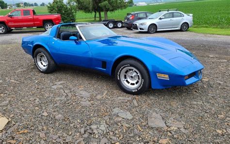 1981 Bright Blue Corvette 4spd For Sale Hobby Car Corvettes