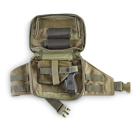 Tactical Fanny Pack Concealed Carry Gun Holster Outdoor Military Waist