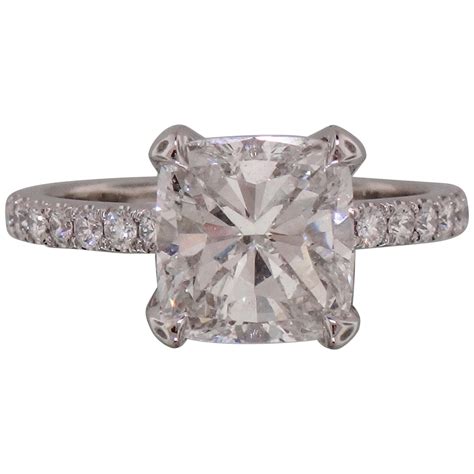 1ct Gia Certified Modified Brilliant Cut Diamond Engagement Solitaire