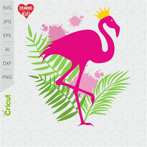 Flamingo Svg Cute File For Cricut Silhouette Cameo Etsy