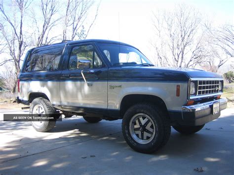 Thoughts on bronco sport (self.fordbronco). 1987 Ford Bronco Ii Xlt Sport Utility 2 - Door 2. 9l