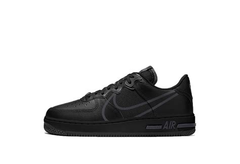 Nike Air Force 1 React Triple Black