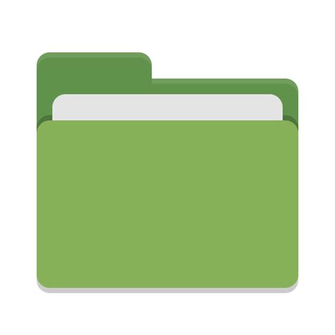 Folder Green Icon Papirus Places Iconpack Papirus Dev Team