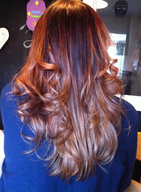 My New Ombre Over Faded Red Using Redken Chromatics Redken