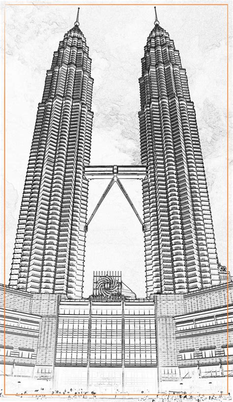 Twin Towers Sketch At Explore Collection Of Twin