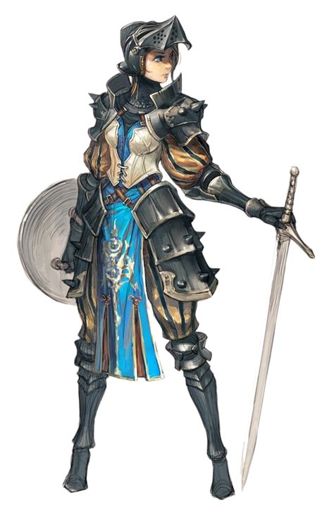 Knight Female Plate Armour Woman Shield Sword Warrior Woman Png