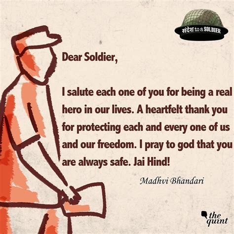 Sandesh To A Soldier On 73rd Independence Day Thank You Indian