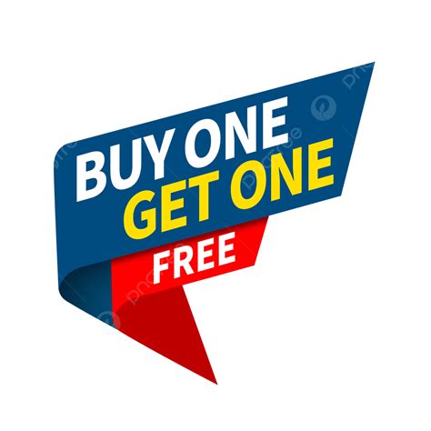 One Clipart Transparent Png Hd Buy One Get One Free Promotion Label
