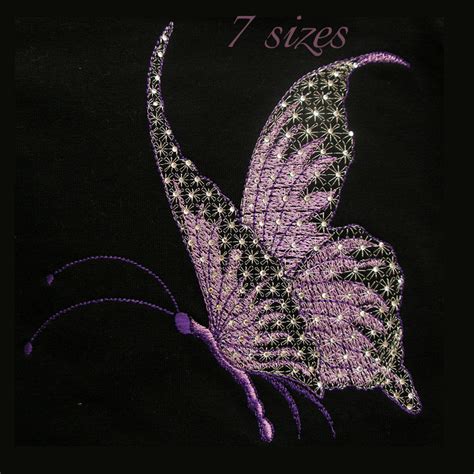 Butterfly embroidery design,Flowers | GretaEmbroidery