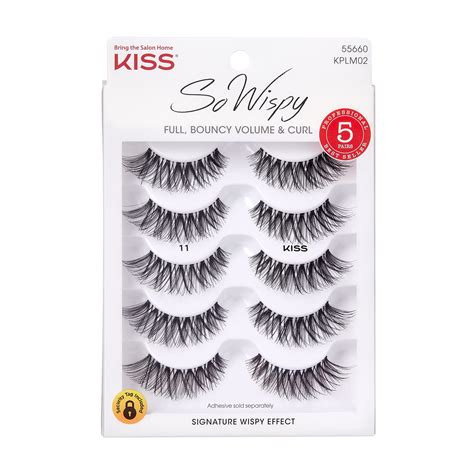 Kiss Products So Wispy Lashes 5 Pair Package May Vary Buy Online In